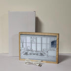 Illuminated Bedside Art Lamp