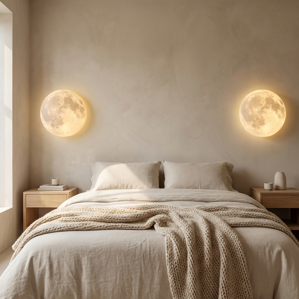 Moon 3D Wall Lamp