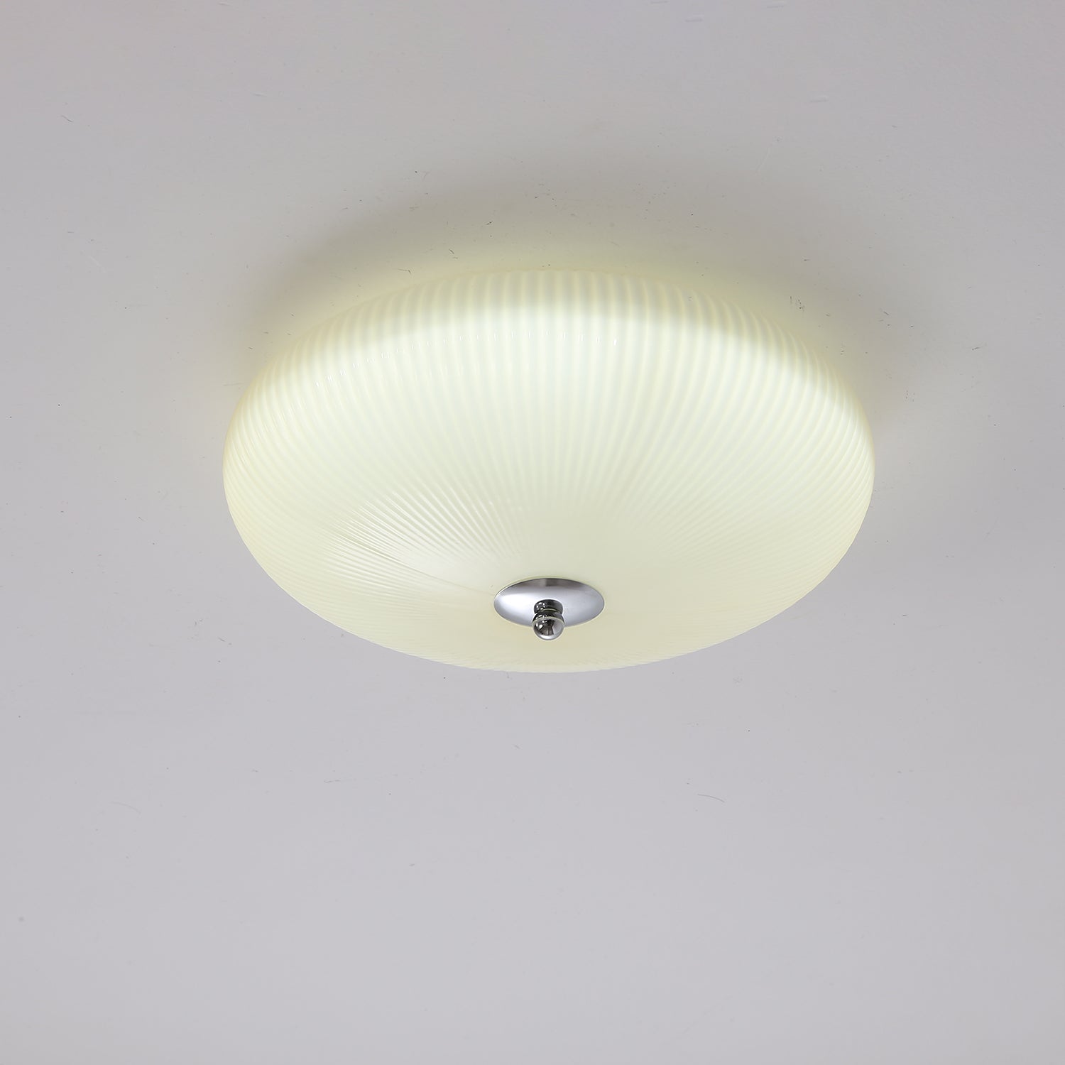 Ivory Ripple Ceiling Light