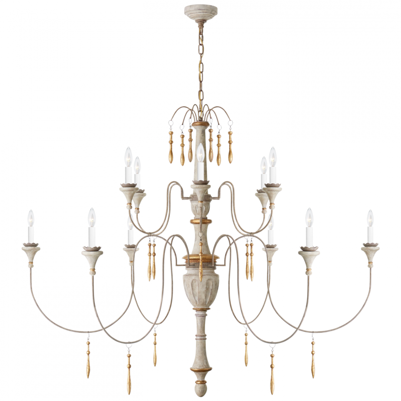 Rousseau Large Oval Chandelier