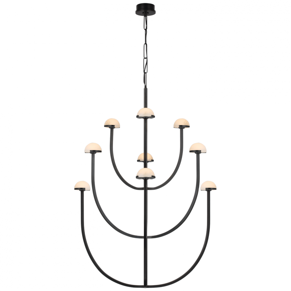 Pedra Large Two-Tier Chandelier