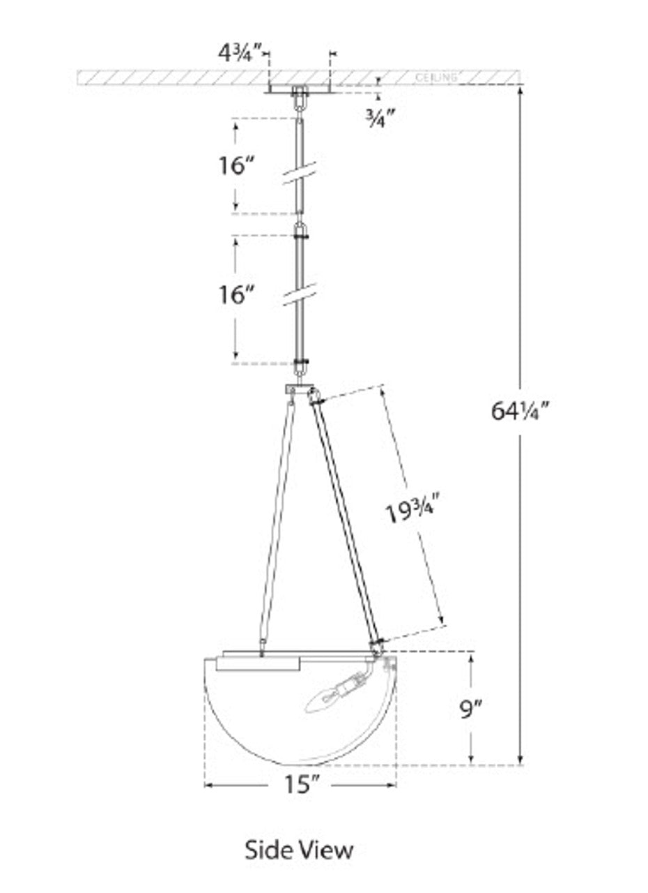 Riverside Lantern Pendant
