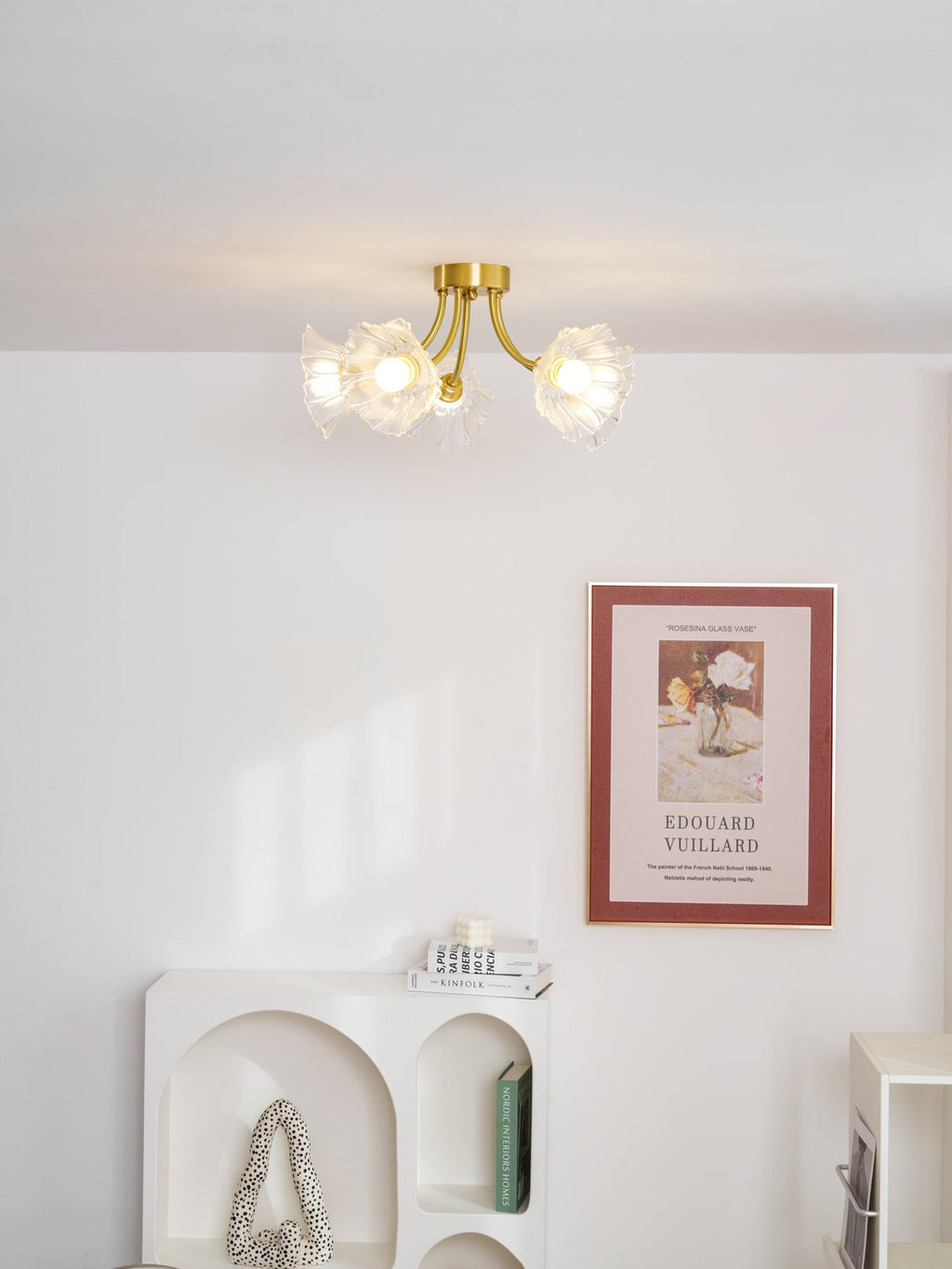 Kalin Flower Glass Ceiling Lamp