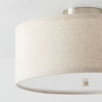 Kasha Linen Ceiling Light