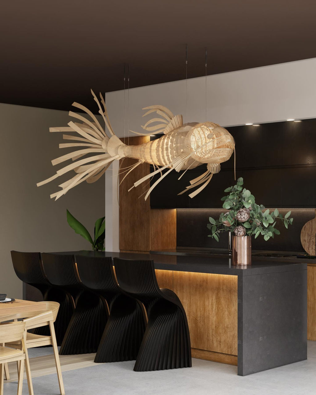 Koi Chandelier