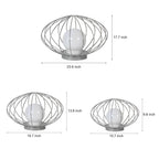 Mushroom Cage Shape LED Waterproof Modern Lawn Lamp Outdoor Lights
