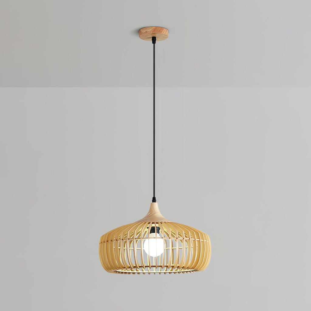 Lattice Nest Wooden Pendant Lamp