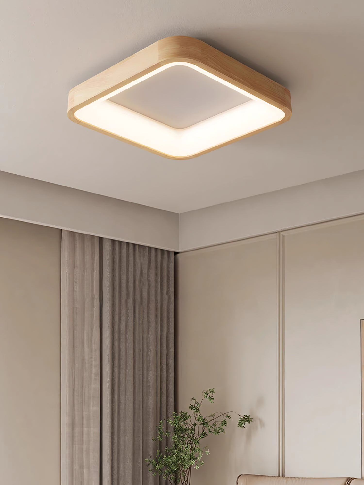 Ligna Square Ceiling Light