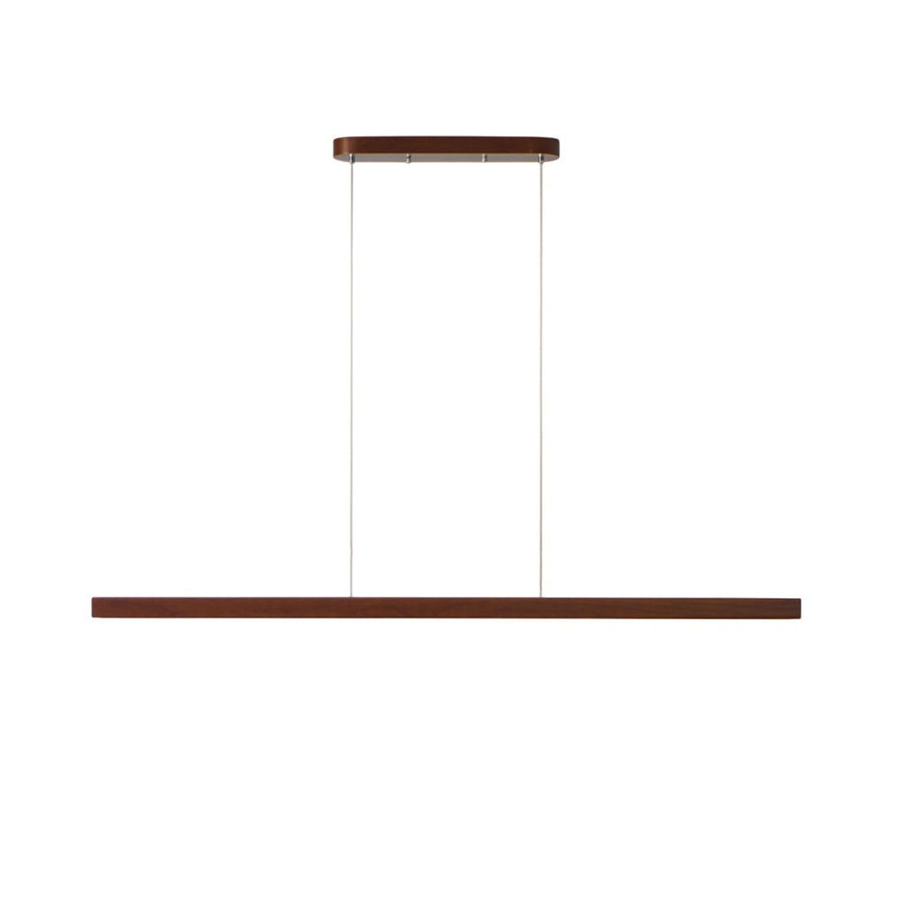 Linear Wooden Pendant Light