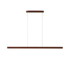 Linear Wooden Pendant Light