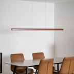 Linear Wooden Pendant Light