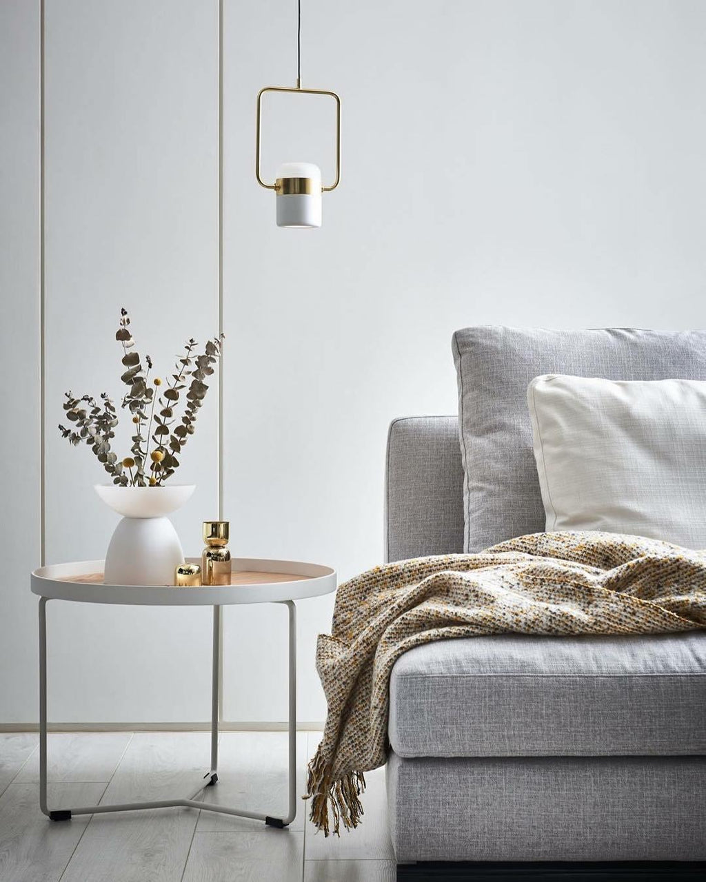 Adjustable Glass Pendant Light