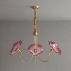 Lotus Leaf Glass Chandelier