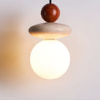 Lumi Travertine Pendant Light