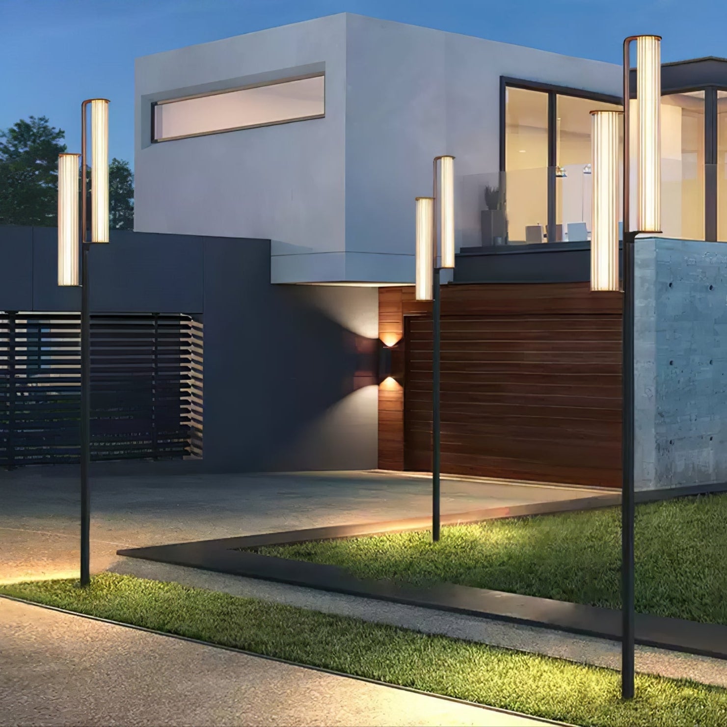 Lumo Arc Outdoor Post Lamp