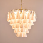 Lunara White Murano Chandelier