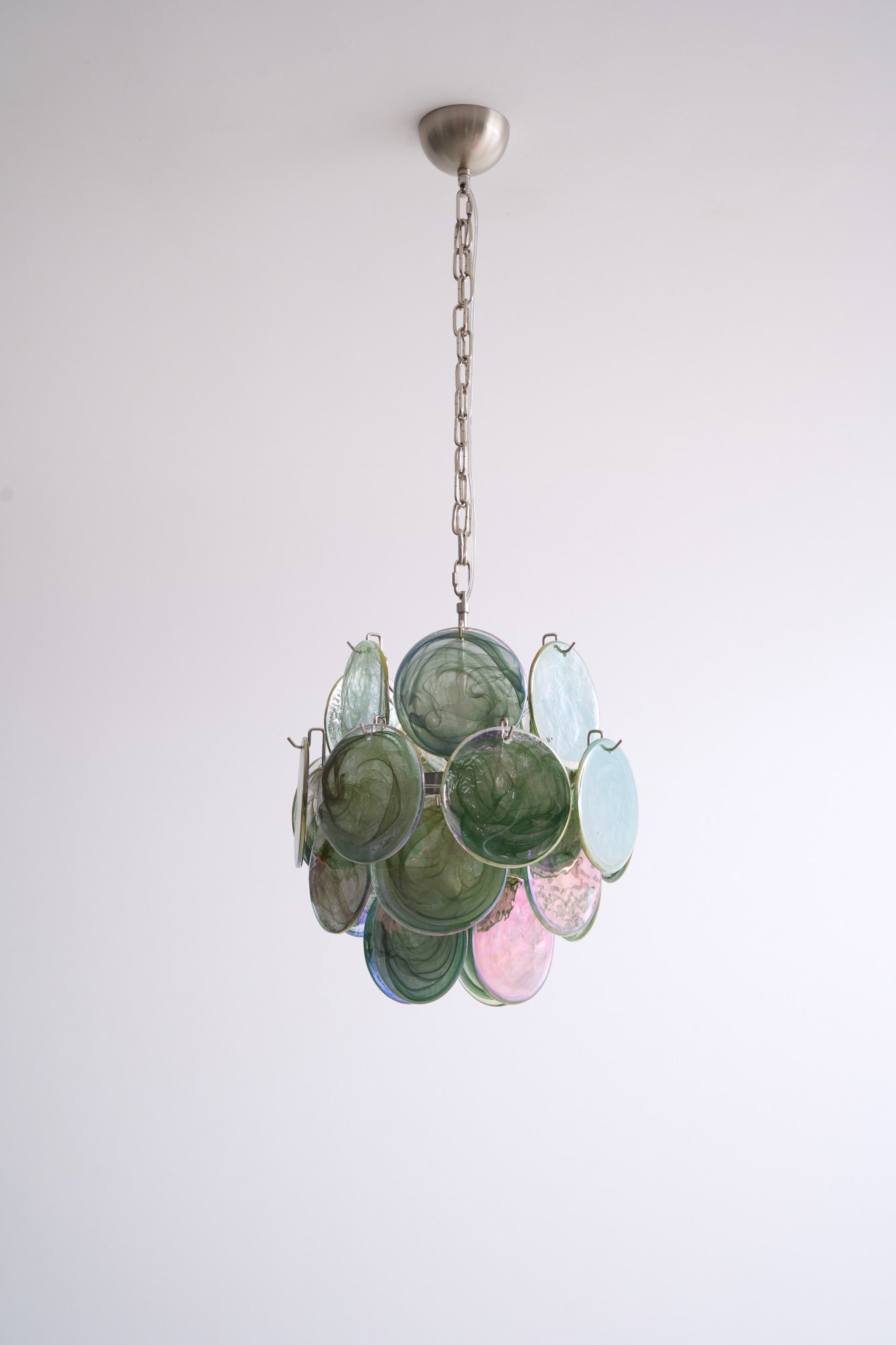Lunaria Disc Murano Chandelier