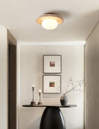 Lunaro Travertine Ceiling Lamp