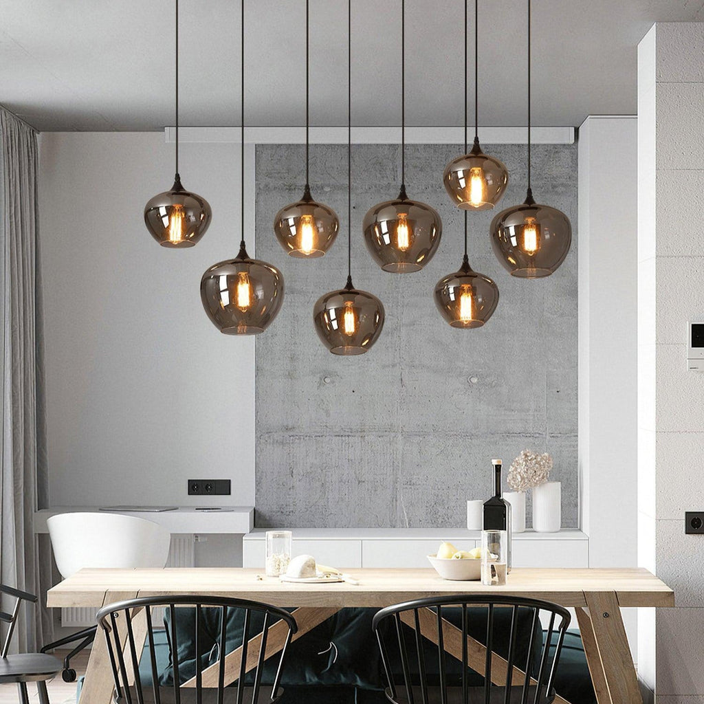 Bottle Glass Pendant Light