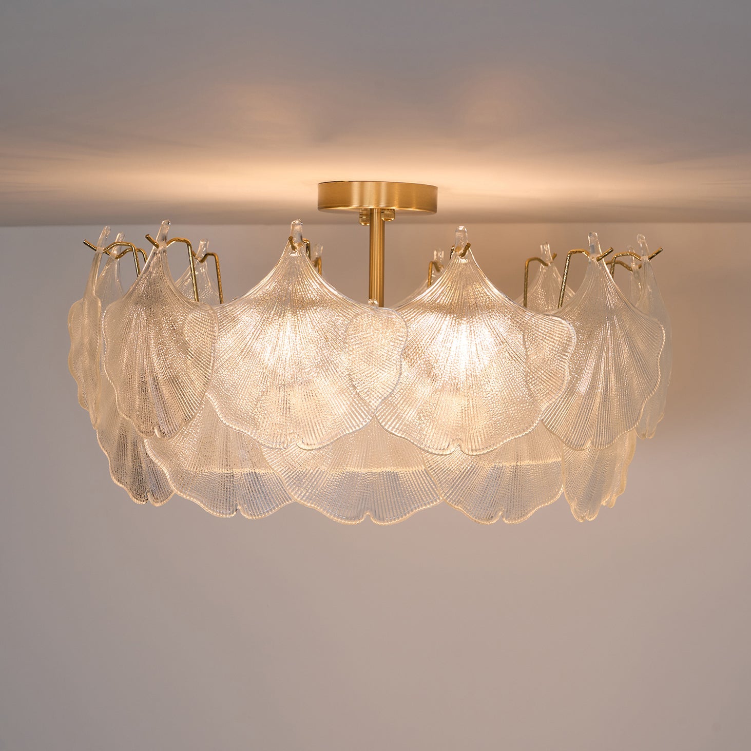Maple Leaf Cluster Ceiling Light