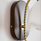 Milky Flower Wall Light