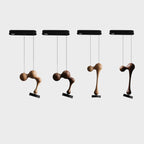 Molecule Wooden Pendant Light