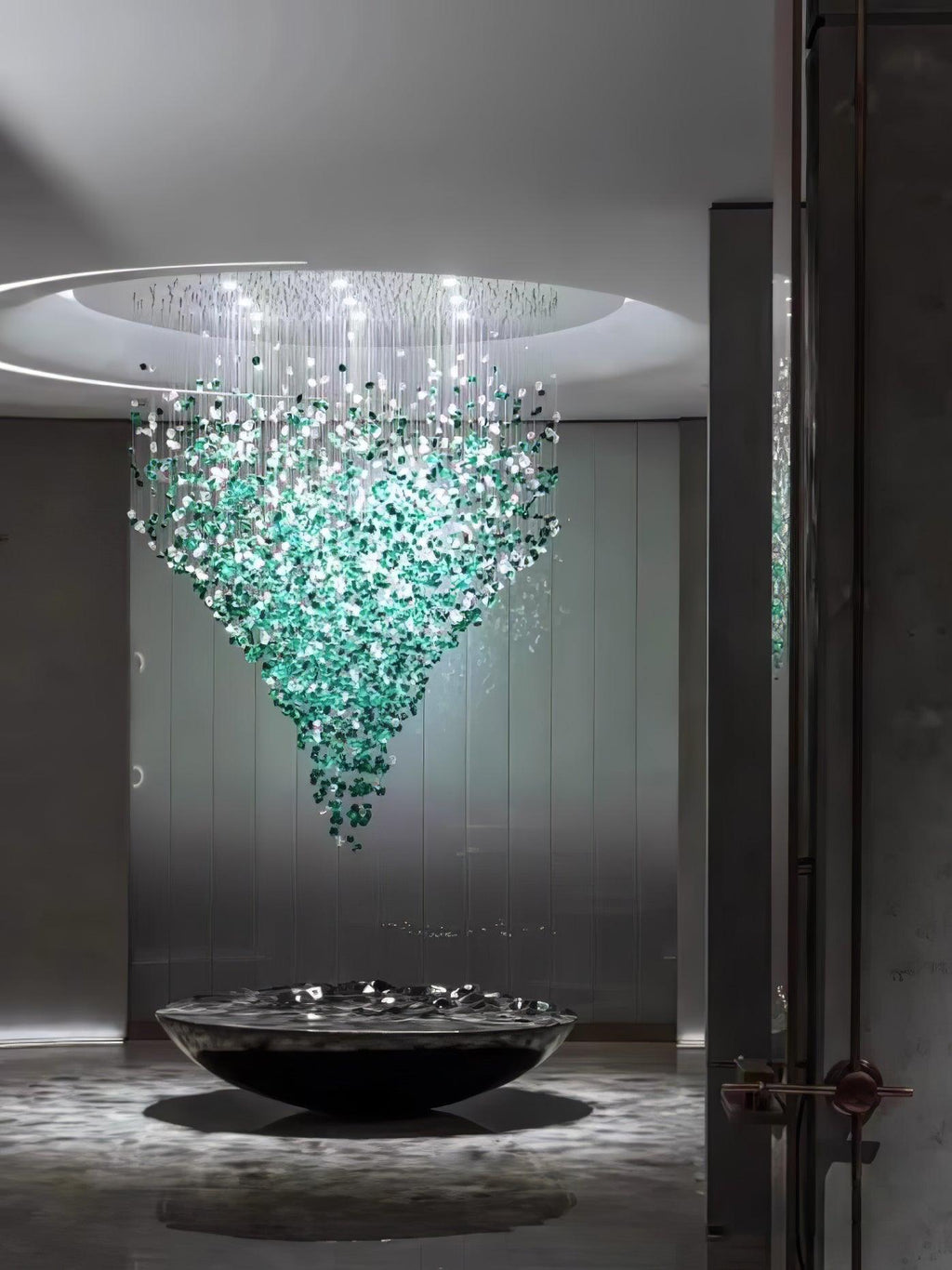 Crystal Stone Chandelier