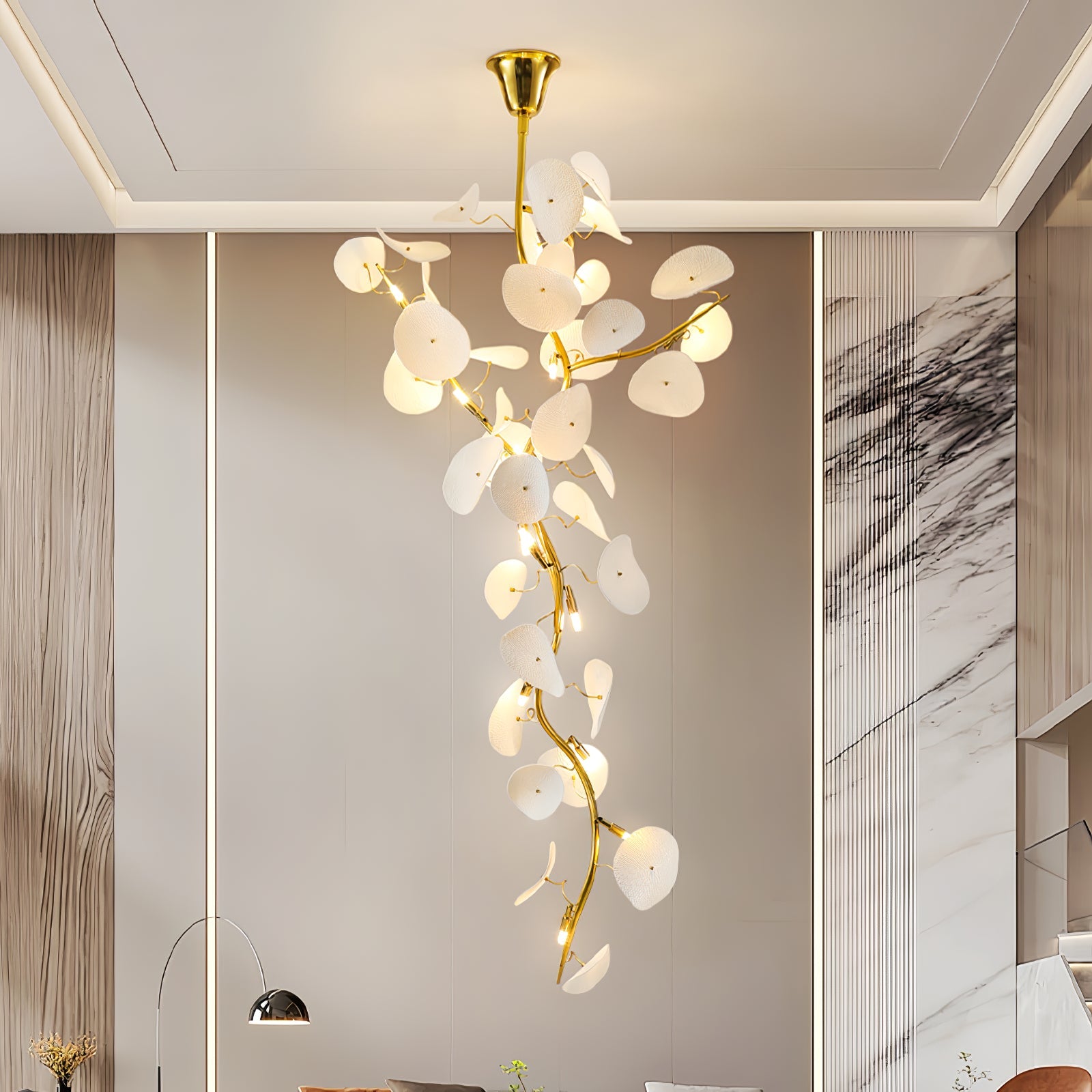 Nebula Petal Chandelier