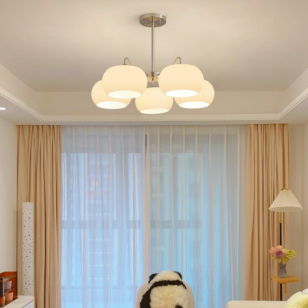 Glass Persimmon Chandelier