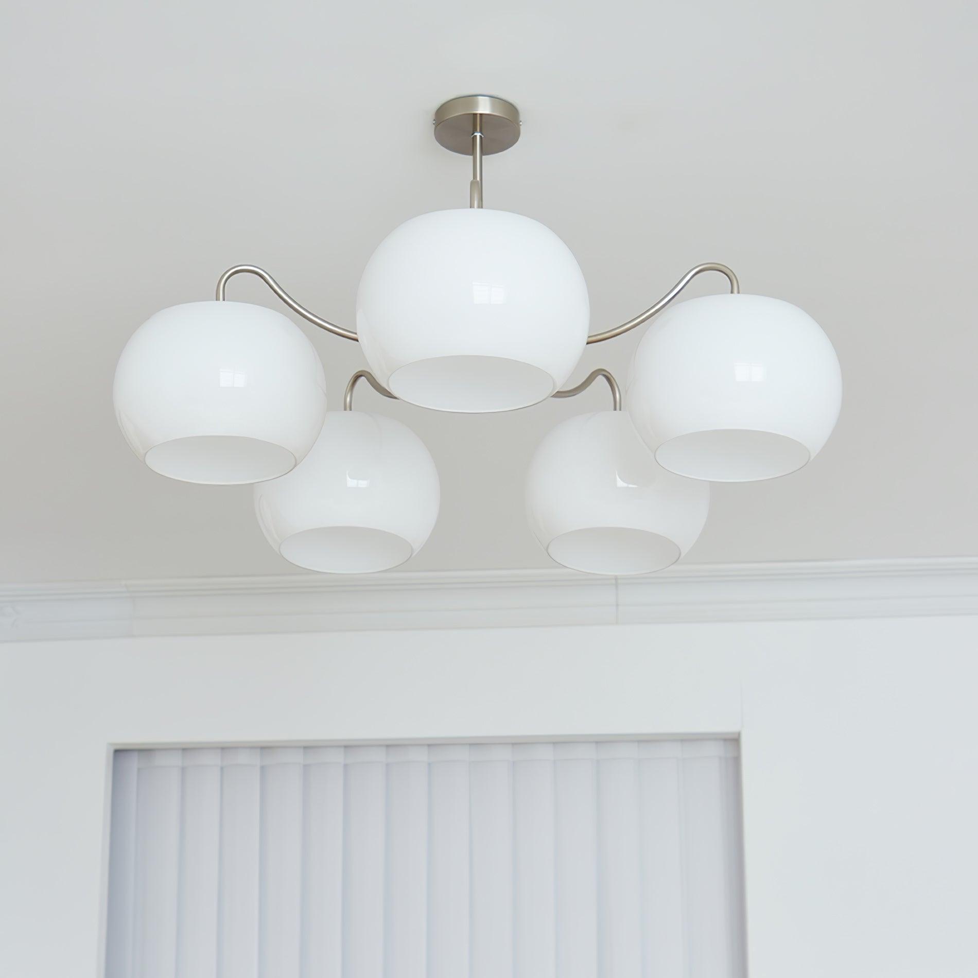 Glass Persimmon Chandelier