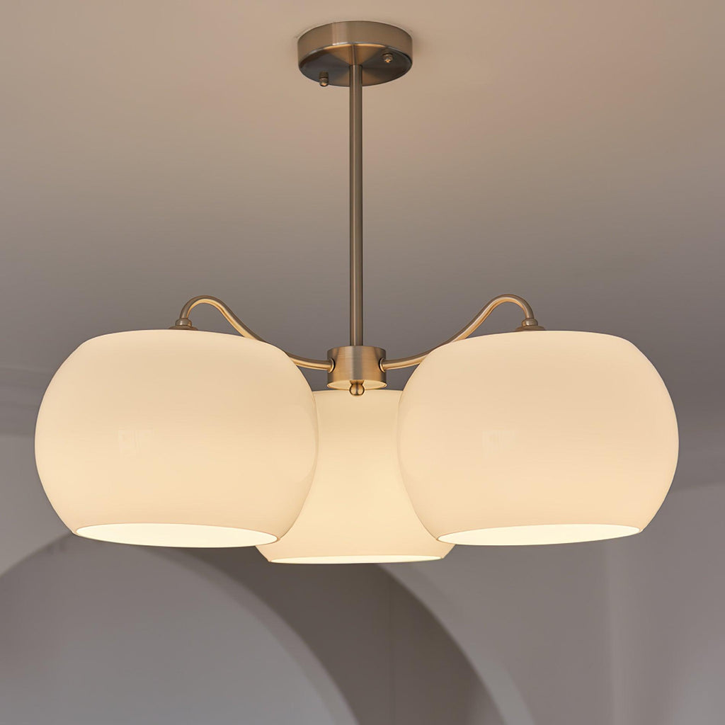 Glass Persimmon Chandelier