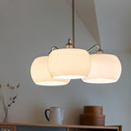 Glass Persimmon Chandelier