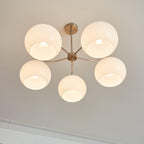 Glass Persimmon Chandelier