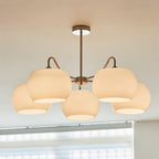 Glass Persimmon Chandelier