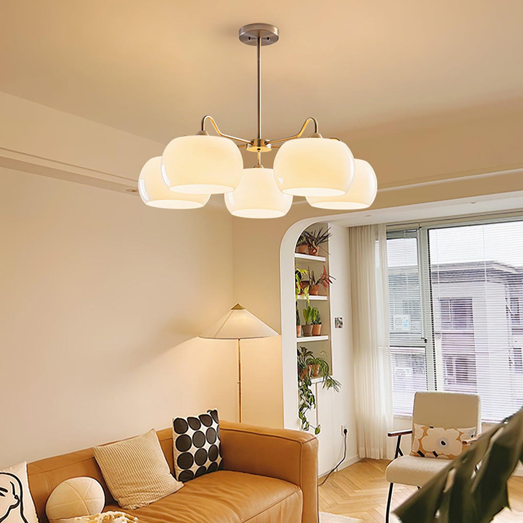 Glass Persimmon Chandelier