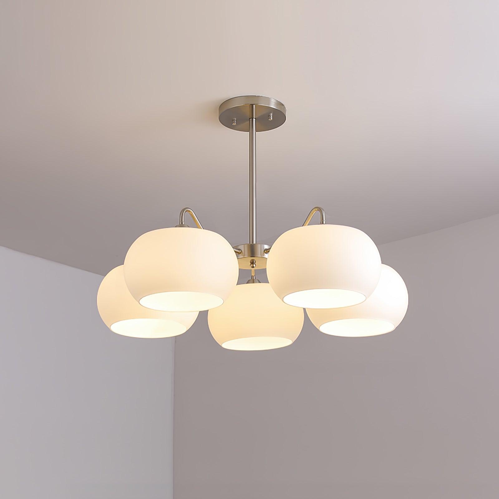 Glass Persimmon Chandelier