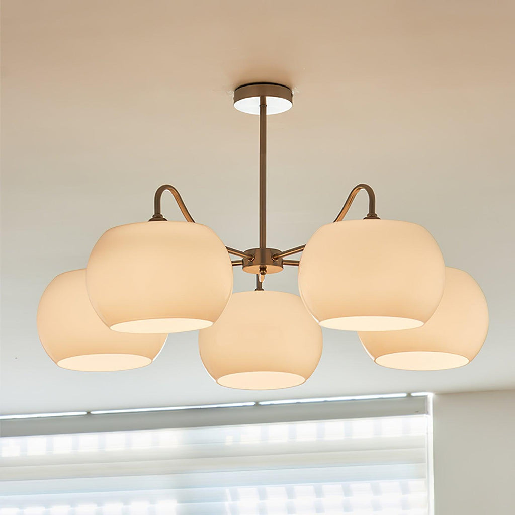 Glass Persimmon Chandelier