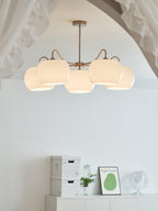 Glass Persimmon Chandelier