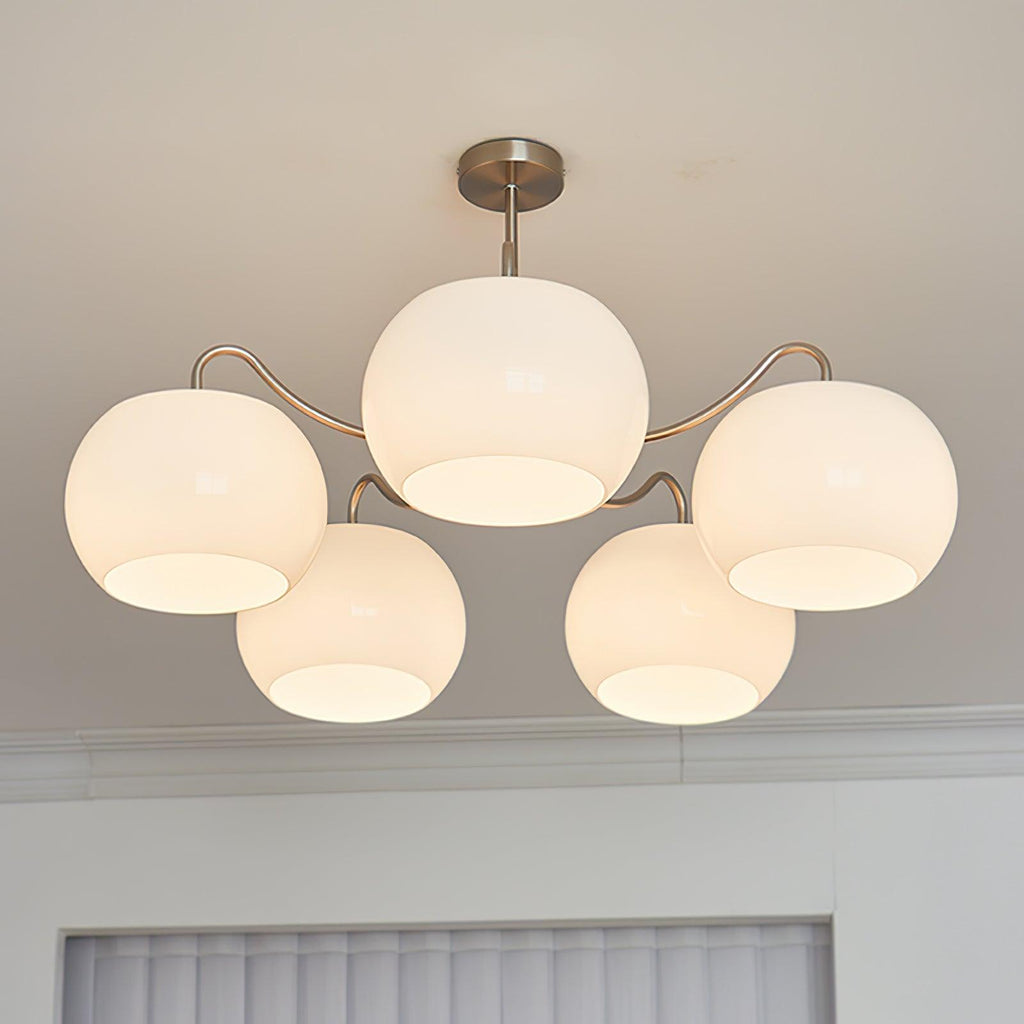 Glass Persimmon Chandelier