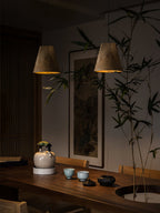 Nordic Tilted Wood Pendant Light