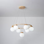 Miira Wood Chandelier