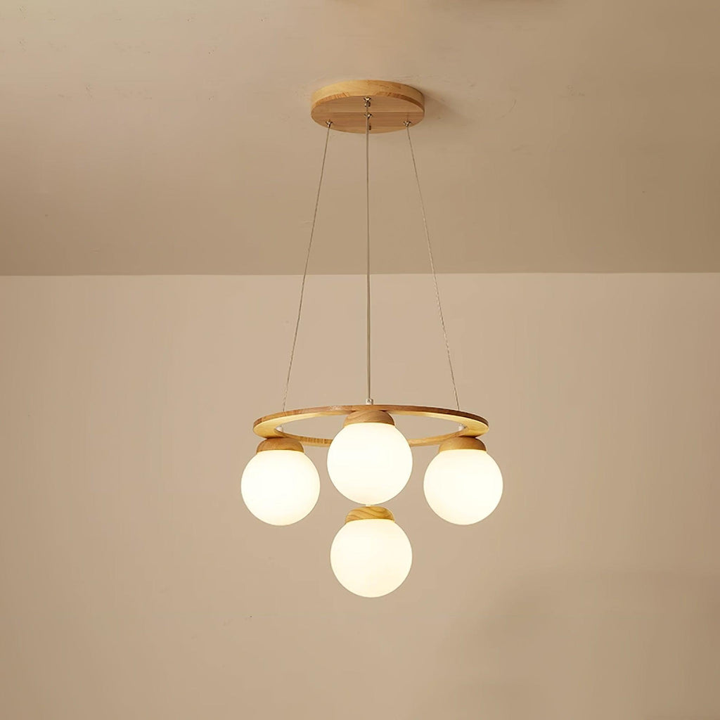 Miira Wood Chandelier