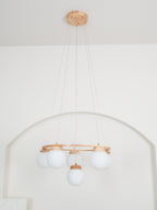 Miira Wood Chandelier