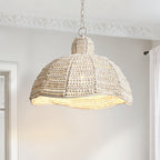 Obispo Wood Beads Pendant Lamp