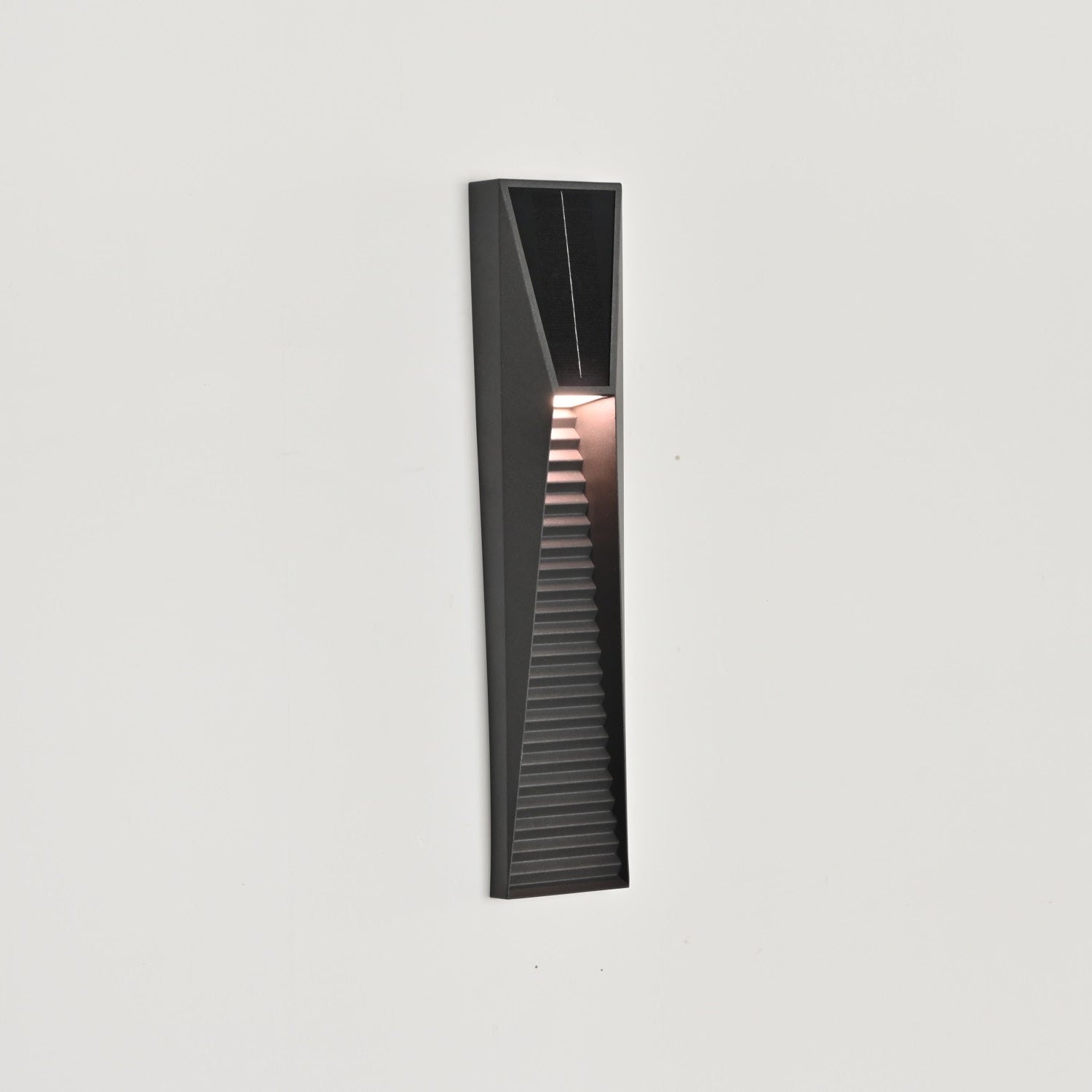 Obsidian Path Solar Outdoor Wall Light