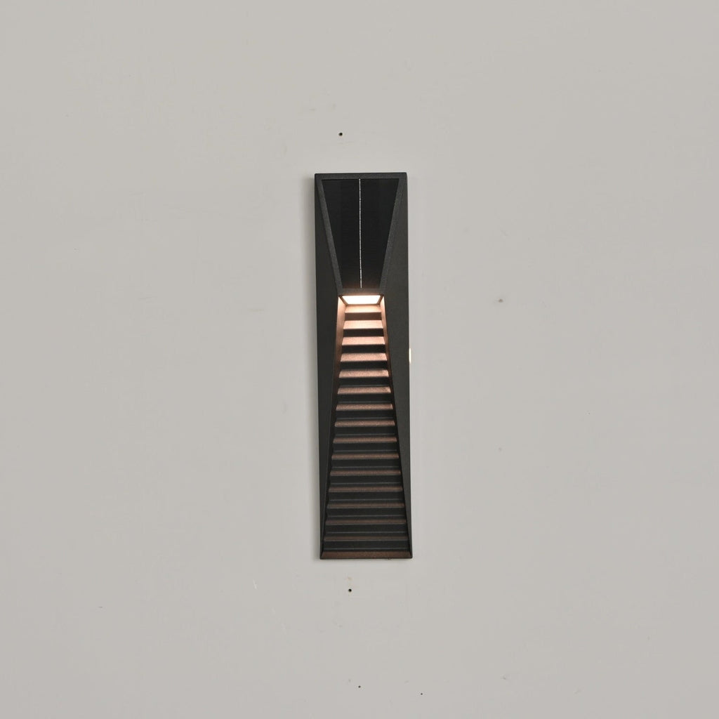 Obsidian Path Solar Outdoor Wall Light