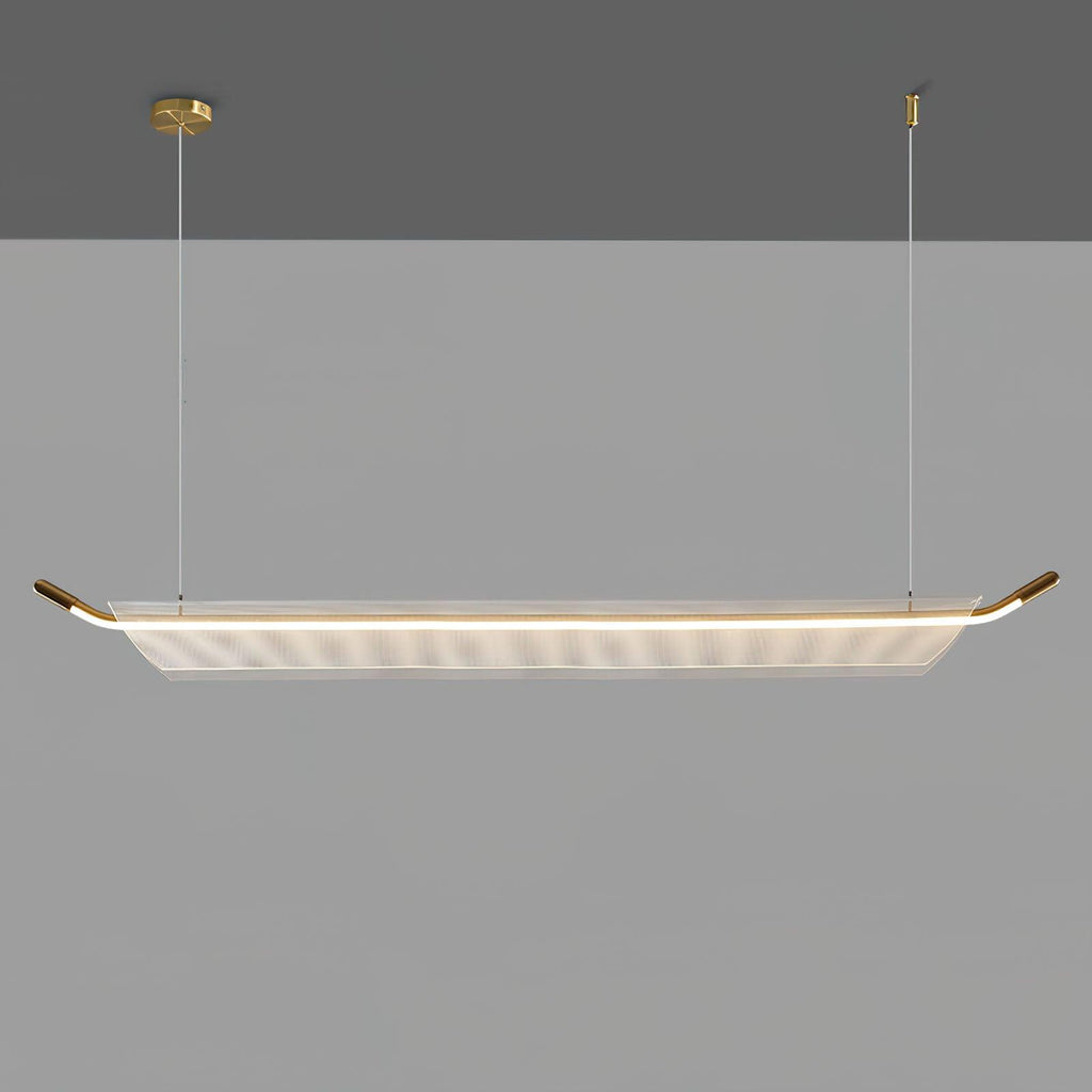 One Word Acrylic Pendant Light
