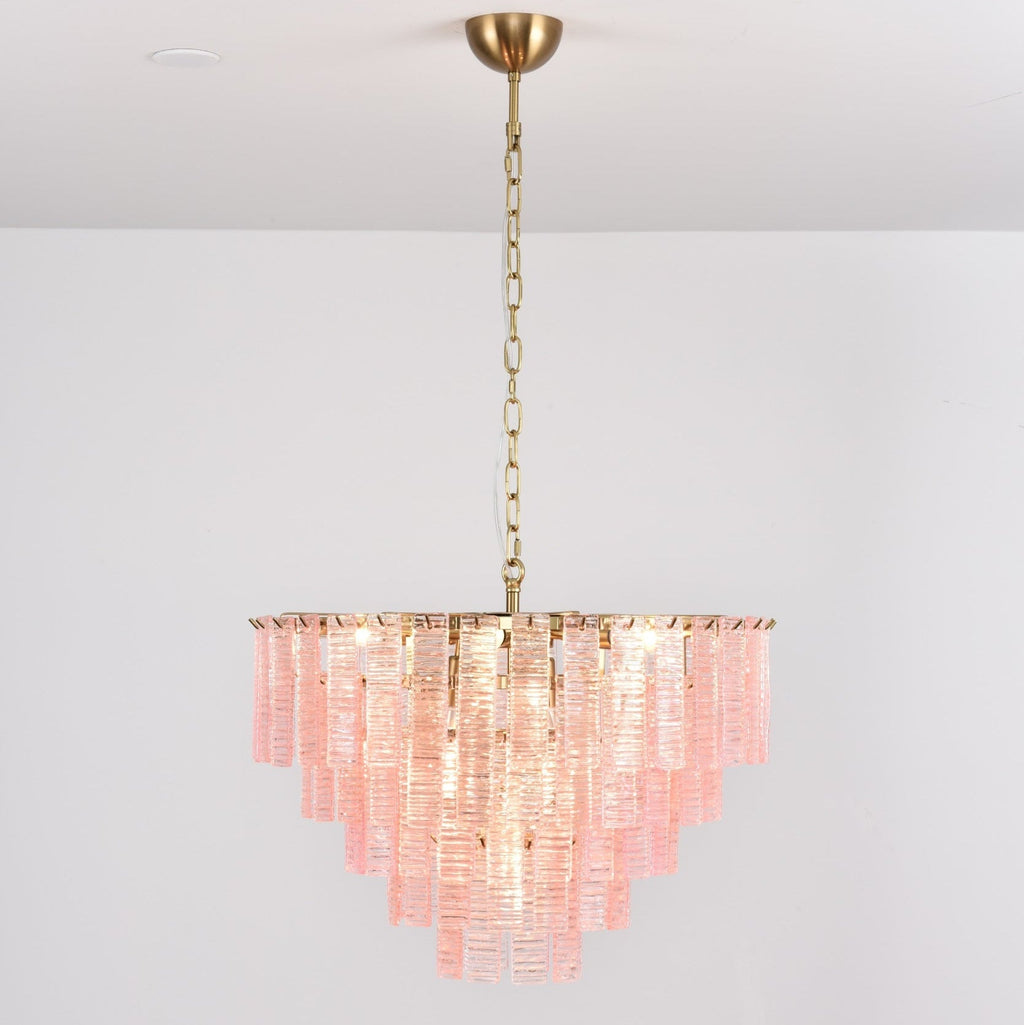 Opalora Pink Murano Chandelier
