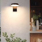 Black Motion Sensor Outdoor Wall Light - Rotatable