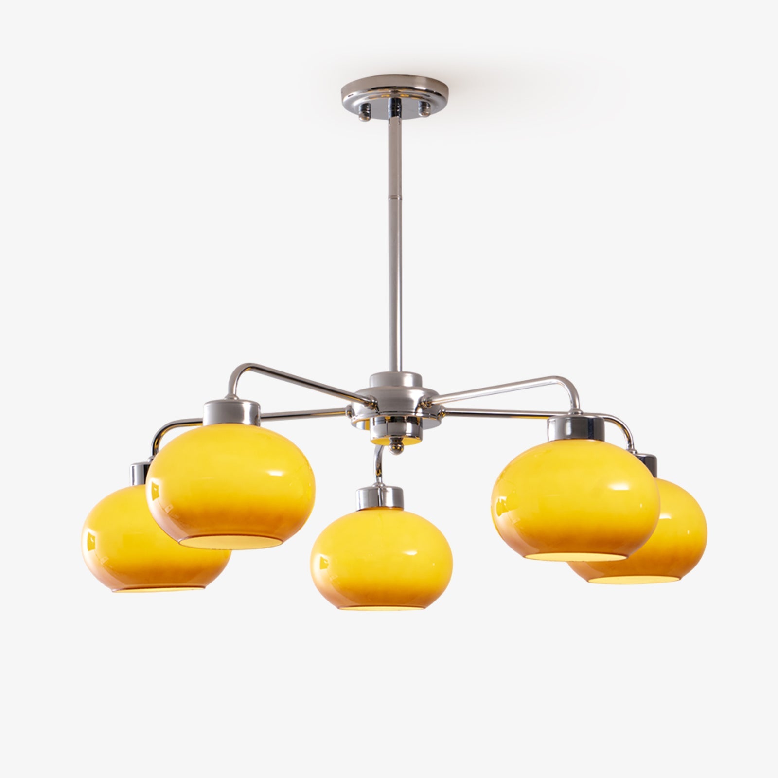 Oval Persimmon Chandelier